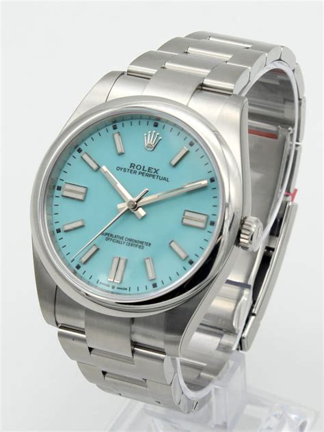 rolex oyster light blue dial|rolex oyster perpetual size chart.